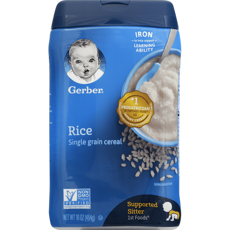 Gerber Single-Grain Rice Baby Cereal (16 oz) from Smart & Final - Instacart