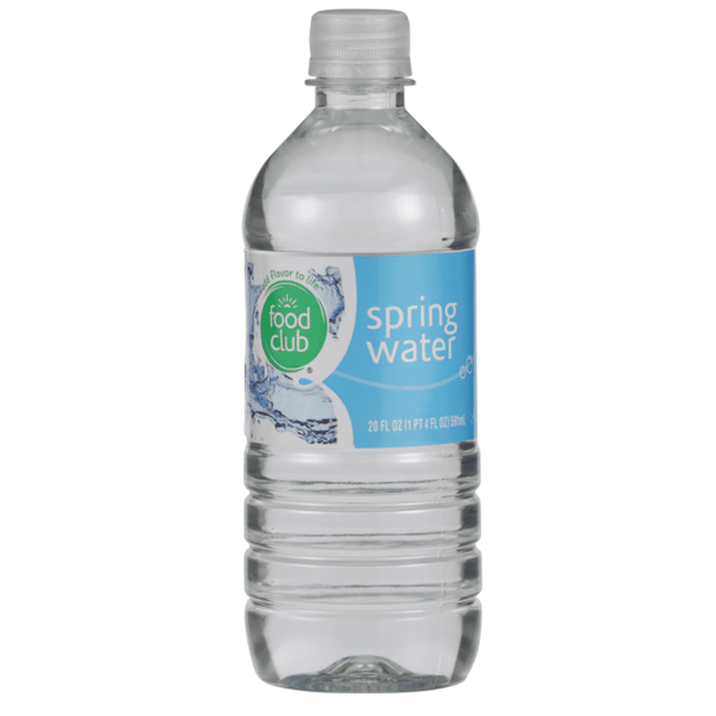 Food Club Spring Water (20 fl oz) - Instacart