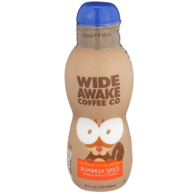 Wide Awake Pumpkin Spice Nondairy Coffee Creamer (32 fl oz) Instacart