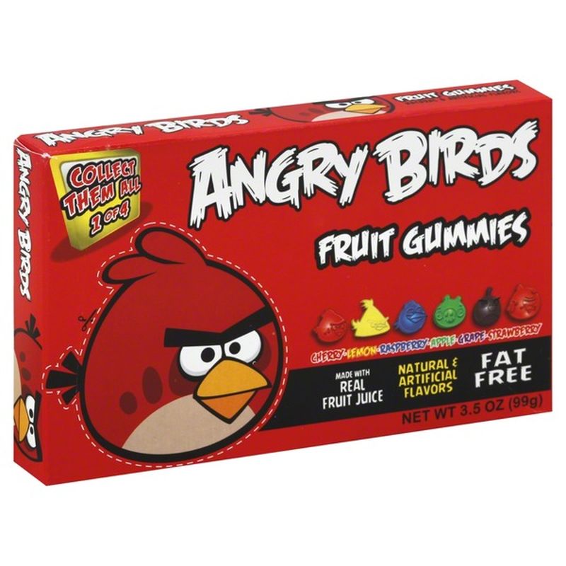 Angry Birds Gummies, Fruit (3.5 oz) Instacart