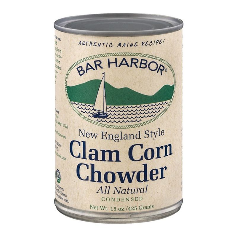 Bar Harbor Soup, Condensed, New England Style Clam Corn Chowder (15 oz
