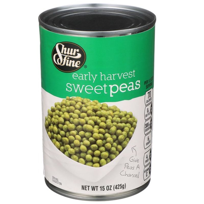 Shurfine Early Harvest Sweet Peas (15 oz) Instacart