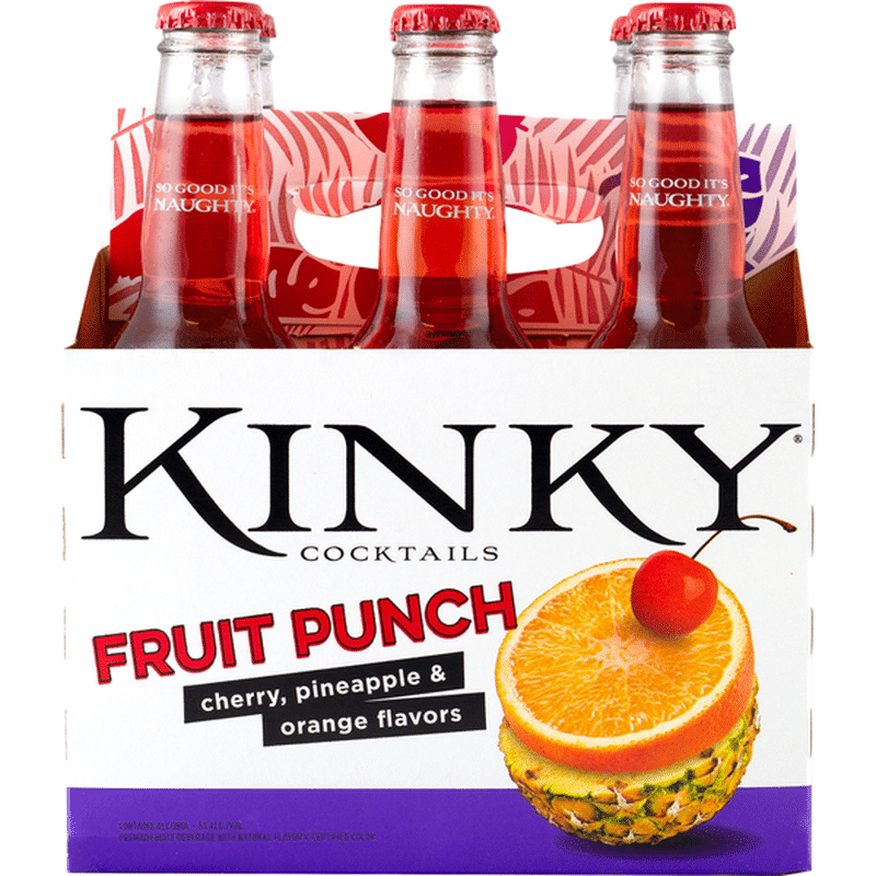 Kinky Cocktails, Fruit Punch, 6 Pack (11.2 oz) Instacart