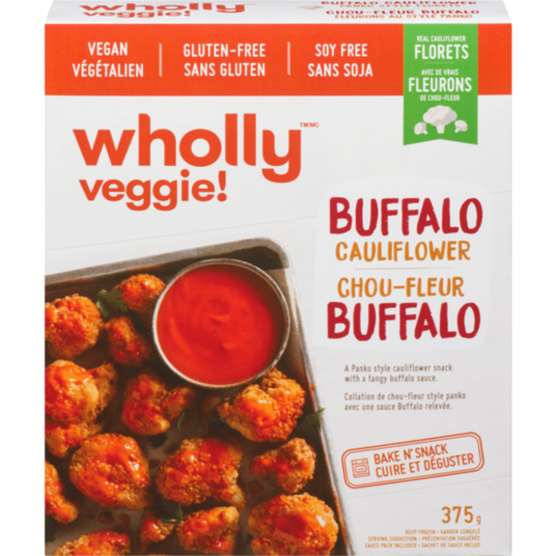 Wholly Veggie Buffalo Cauliflower Wings (13.2 oz) Instacart