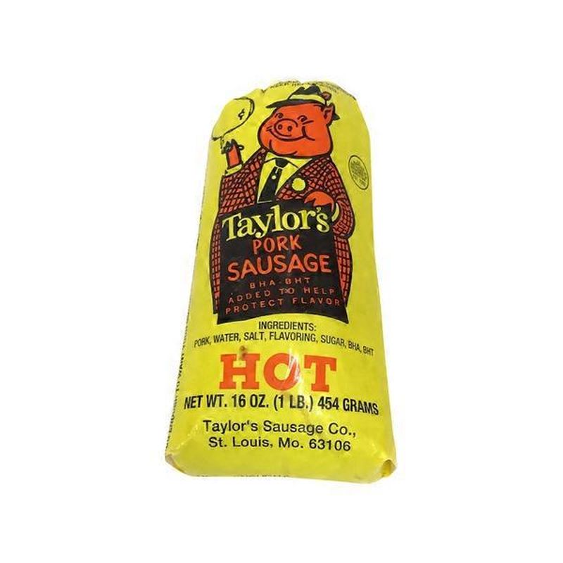 Taylor Hot Pork Sausage (16 oz) Instacart