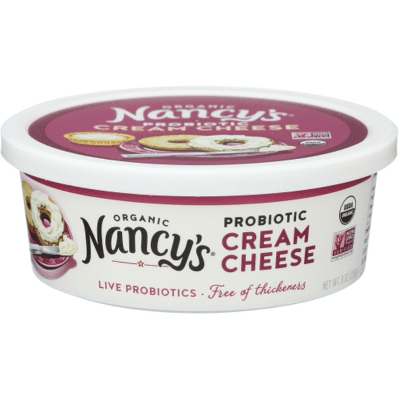 Nancy's Organic Cream Cheese, Cultured, Spreadable (8 oz) Instacart