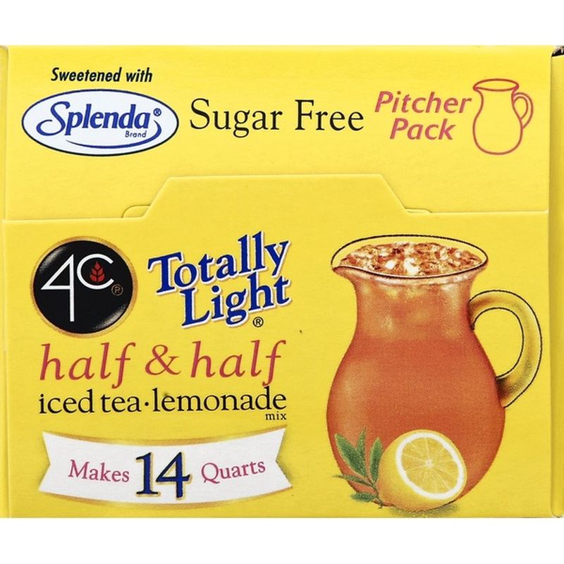 4C Half & Half Mix, Iced Tea Lemonade, Sugar Free, Pitcher Pack (7 each