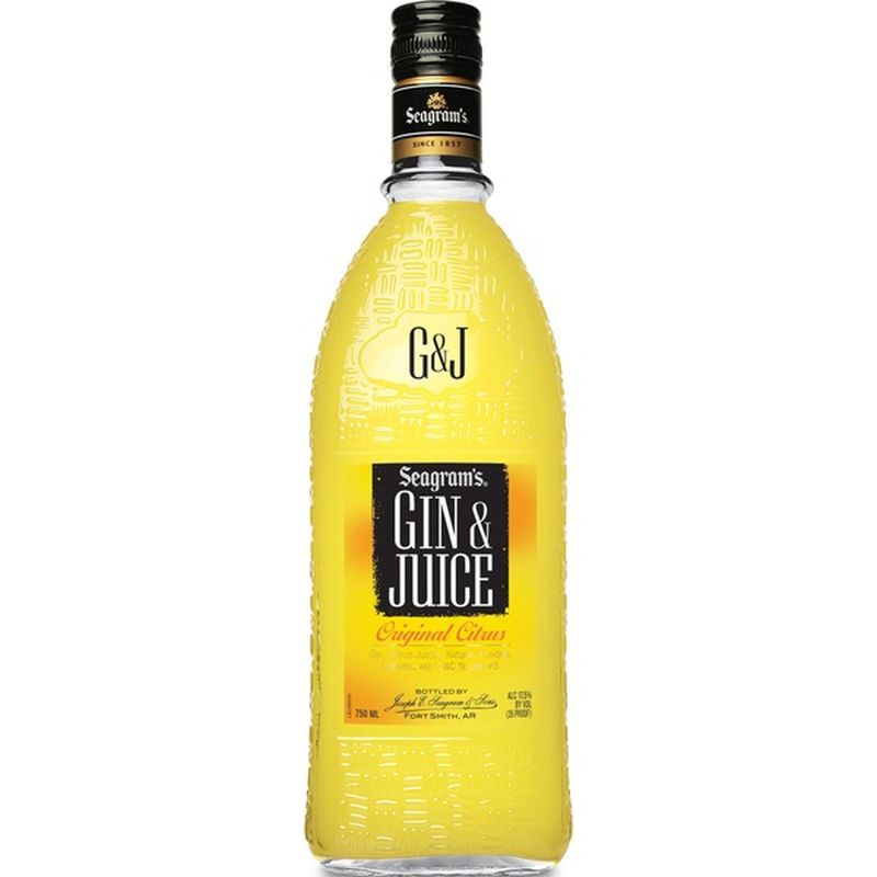 Seagram's Gin & Juice Orig Citrus (750 ml) Instacart