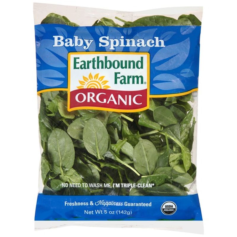 Earthbound Farms Organic Baby Spinach Oz Bag Instacart