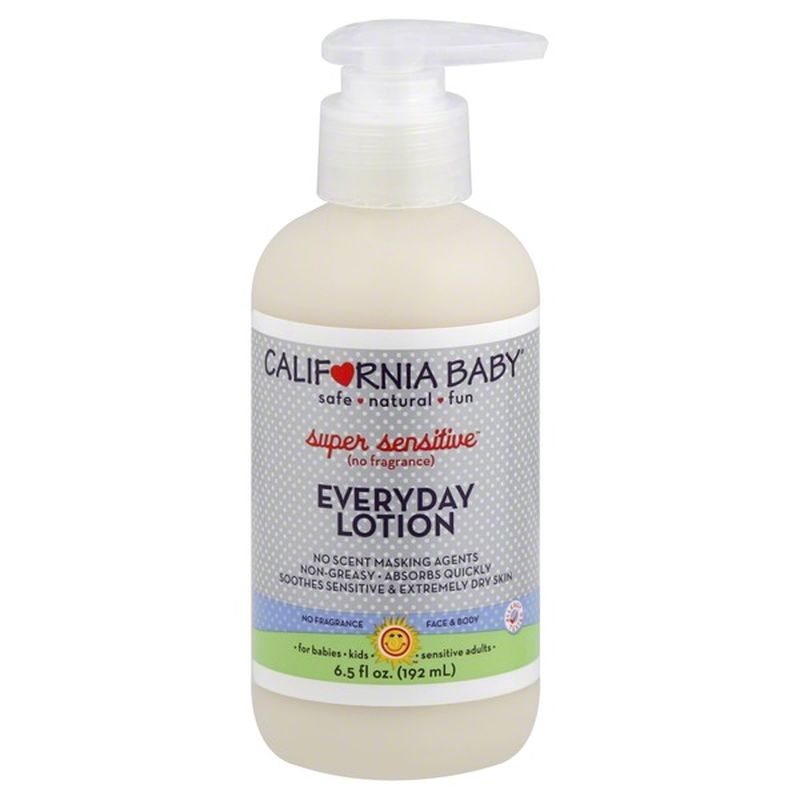 california baby super sensitive lotion