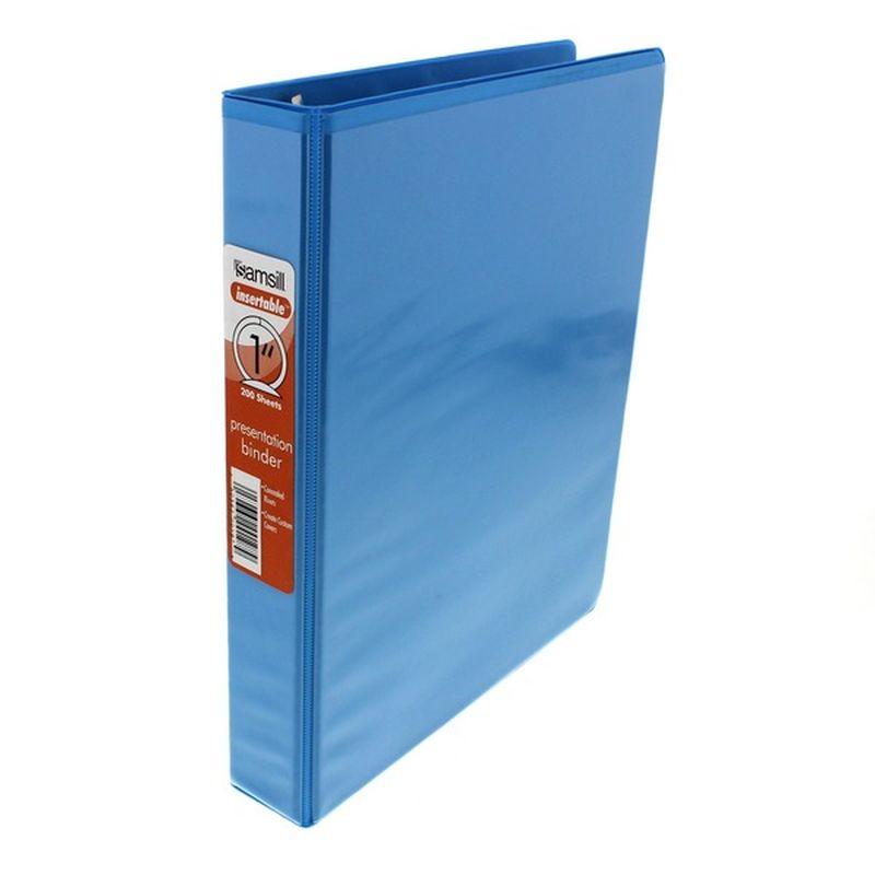 Samsill 1" Note Size Presentation View Binder Assorted Colors