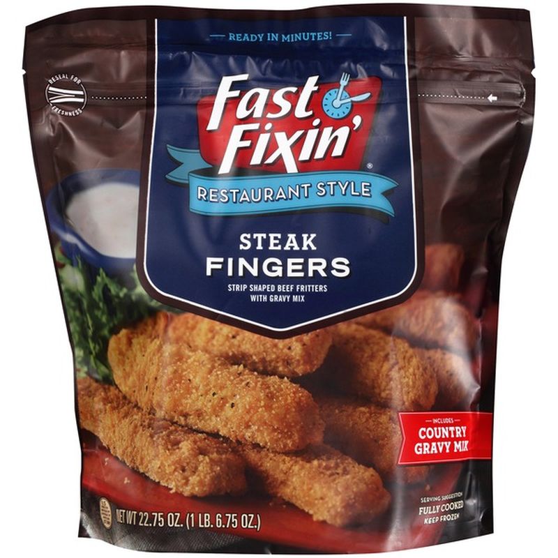 Fast Fixin Restaurant Style Steak Fingers (22.75 oz) Instacart