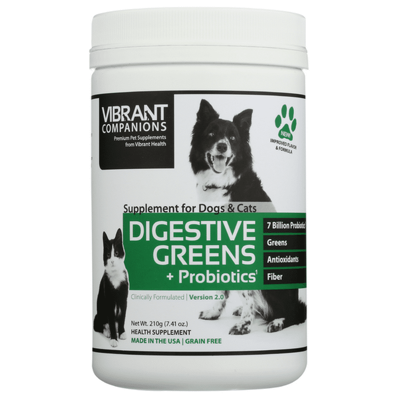 Vibrant Health Digestive Greens Powder For Dogs & Cats