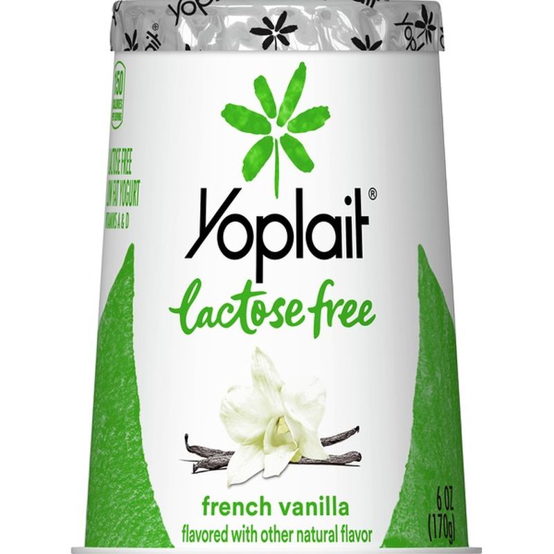 Yoplait Yogurt, Low Fat, Lactose Free, French Vanilla (6 oz) from