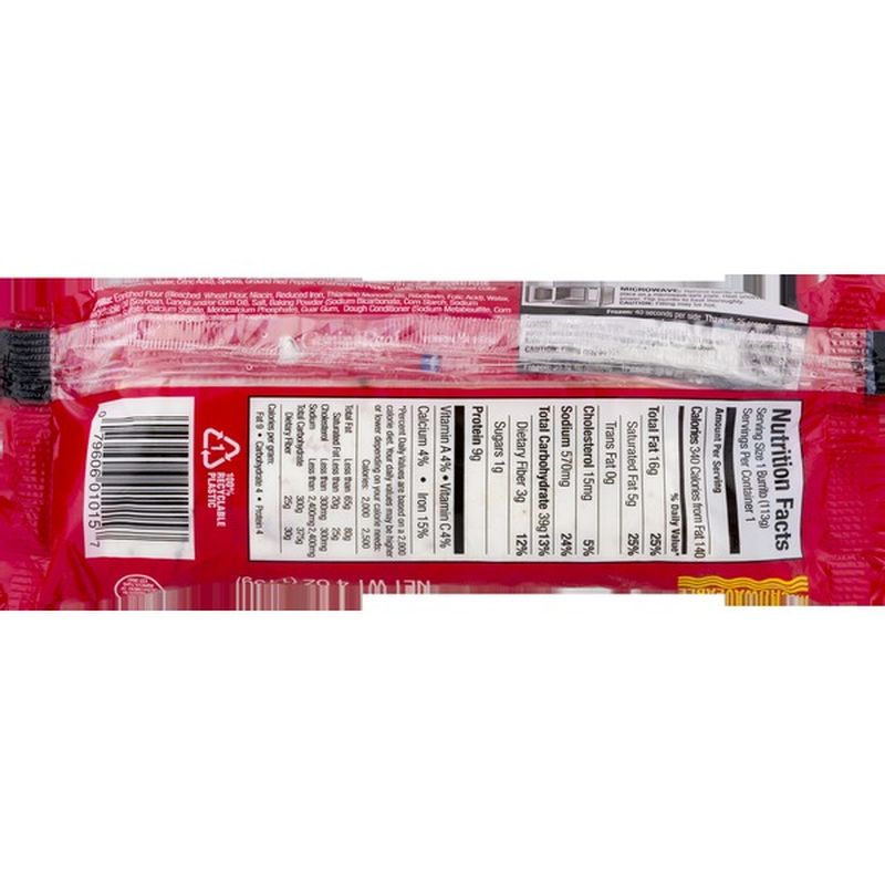 Tina's Burrito Red Hot Beef (4 oz) from Smart & Final - Instacart