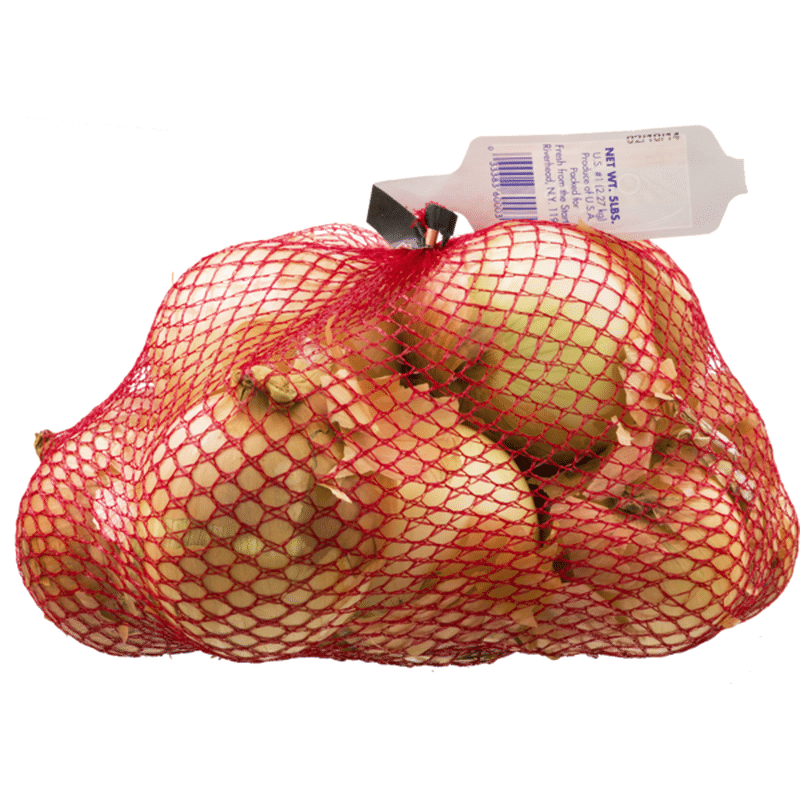 empty onion bags