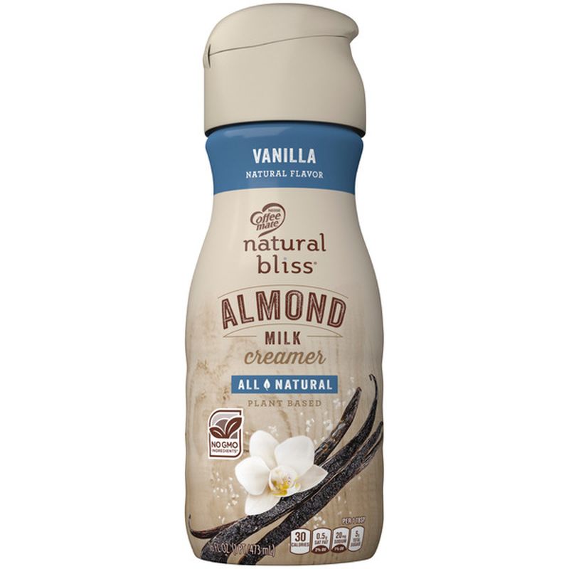 Natural Bliss Vanilla Almond Milk Liquid Coffee Creamer (16 oz) Instacart