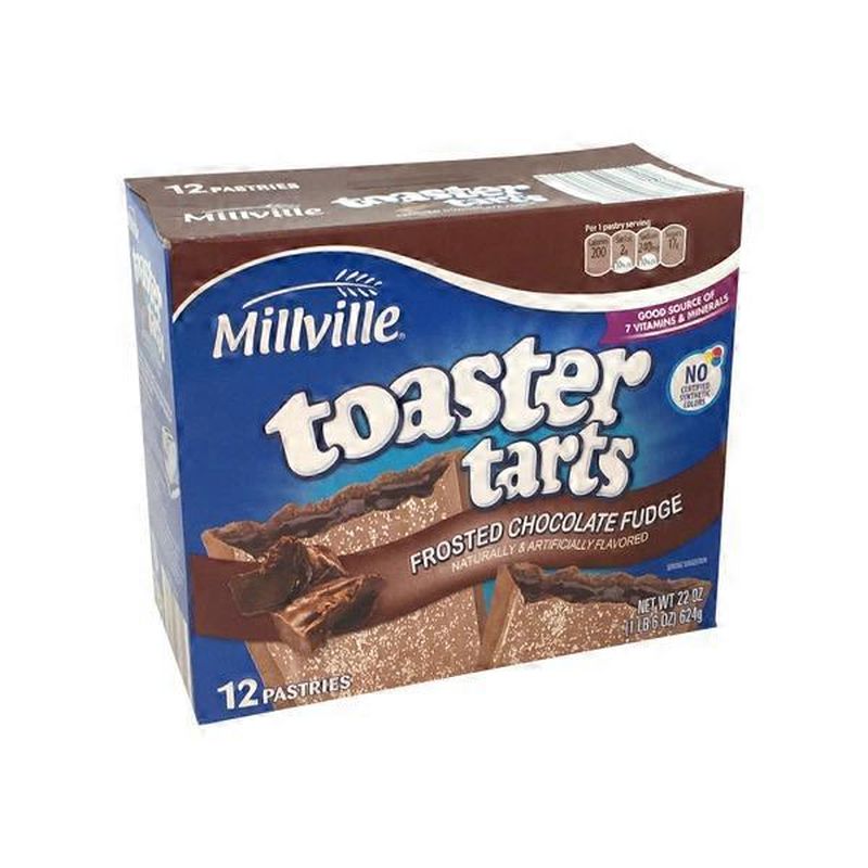Millville Chocolate Fudge Toaster Tarts (12 ct) Instacart