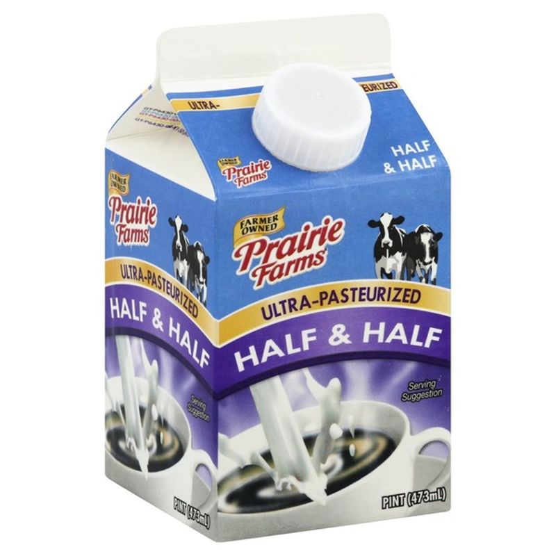 Prairie Farms Half & Half, Premium (1 pt) - Instacart