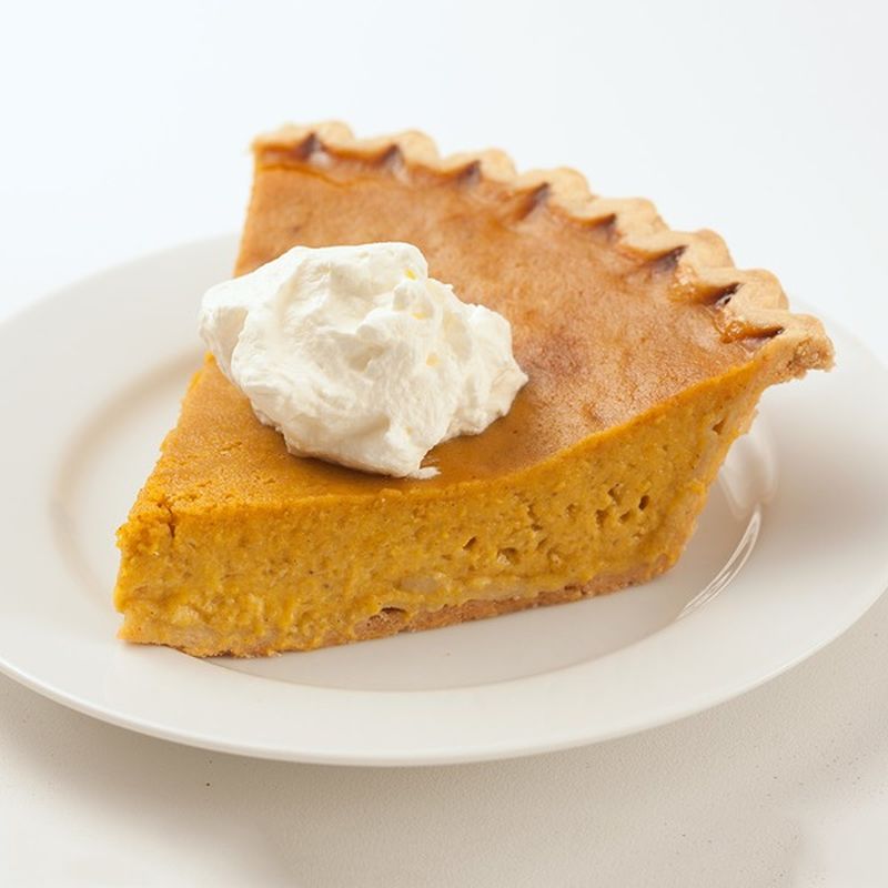 PCC Bakery Pumpkin Pie Slice