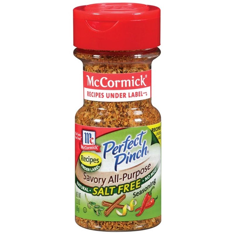 Mccormick Perfect Pinch Savory All Purpose Salt Free Seasoning 2 3 Oz