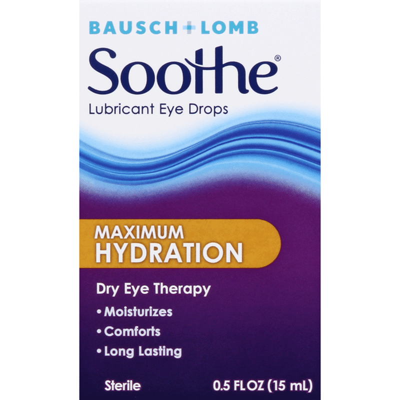 Soothe Lubricant Eye Drops, Maximum Hydration (0.5 fl oz) Instacart
