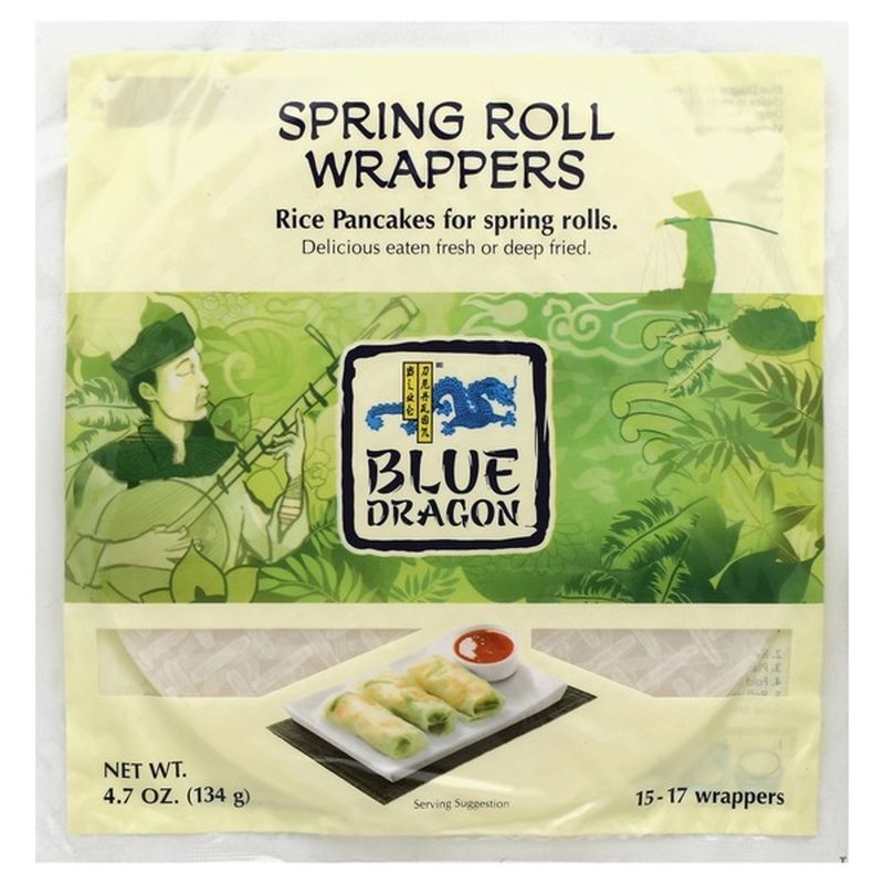 blue dragon spring roll wrappers 134g