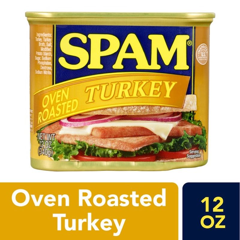 SPAM Oven Roasted Turkey Canned Meat (12 oz) Delivery or Pickup Near Me