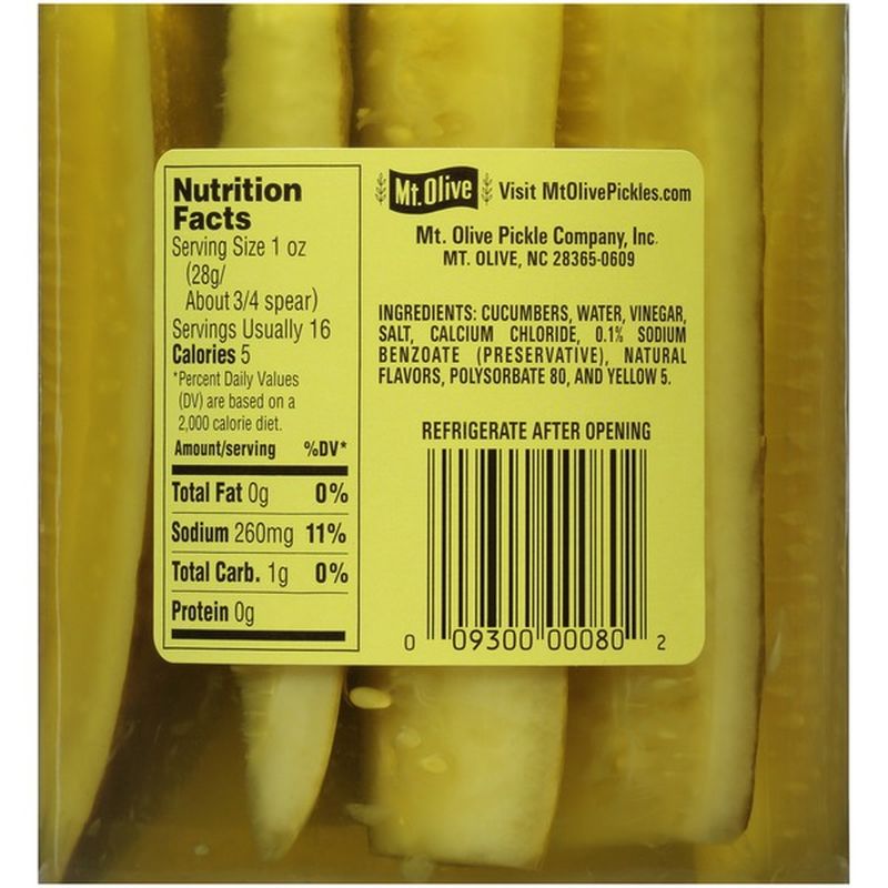 Mt. Olive Kosher Dill Spears (24 fl oz) from Kroger Instacart