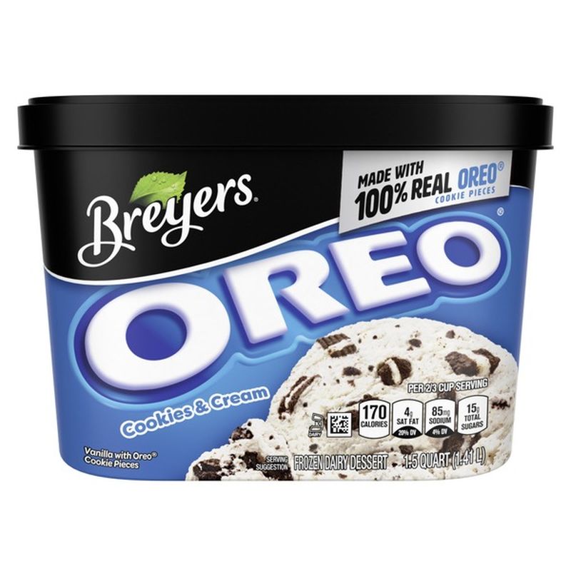 Breyer's Frozen Dairy Dessert Oreo® Cookies & Cream