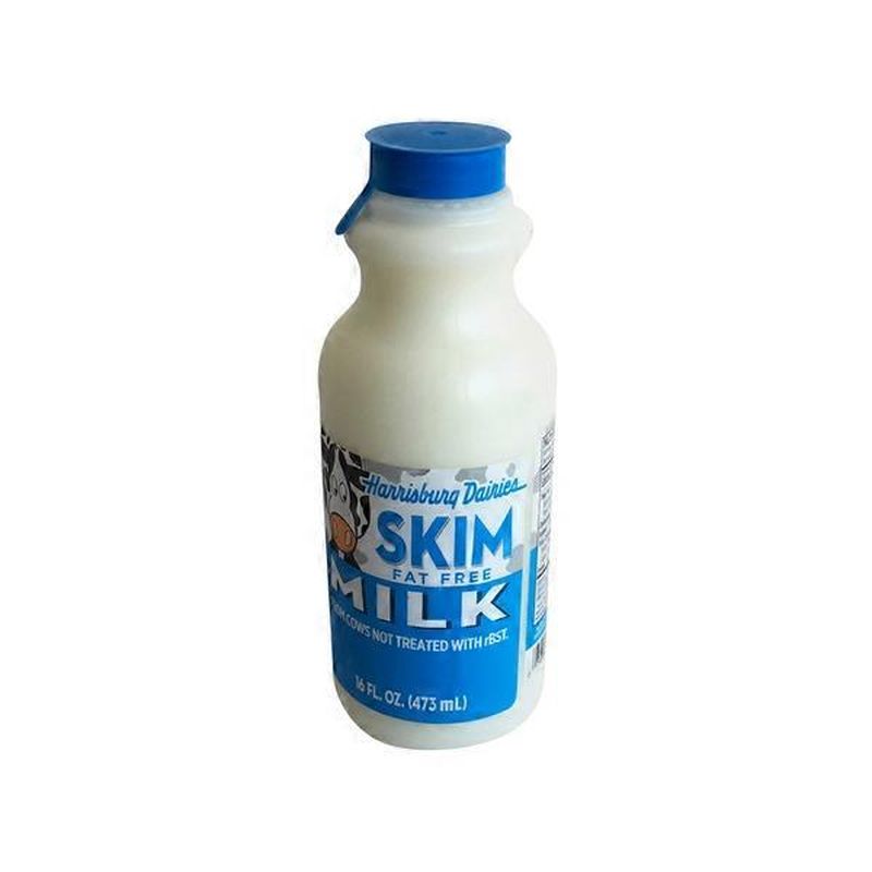 Harrisburg Dairies Skim Milk (16 oz) Instacart