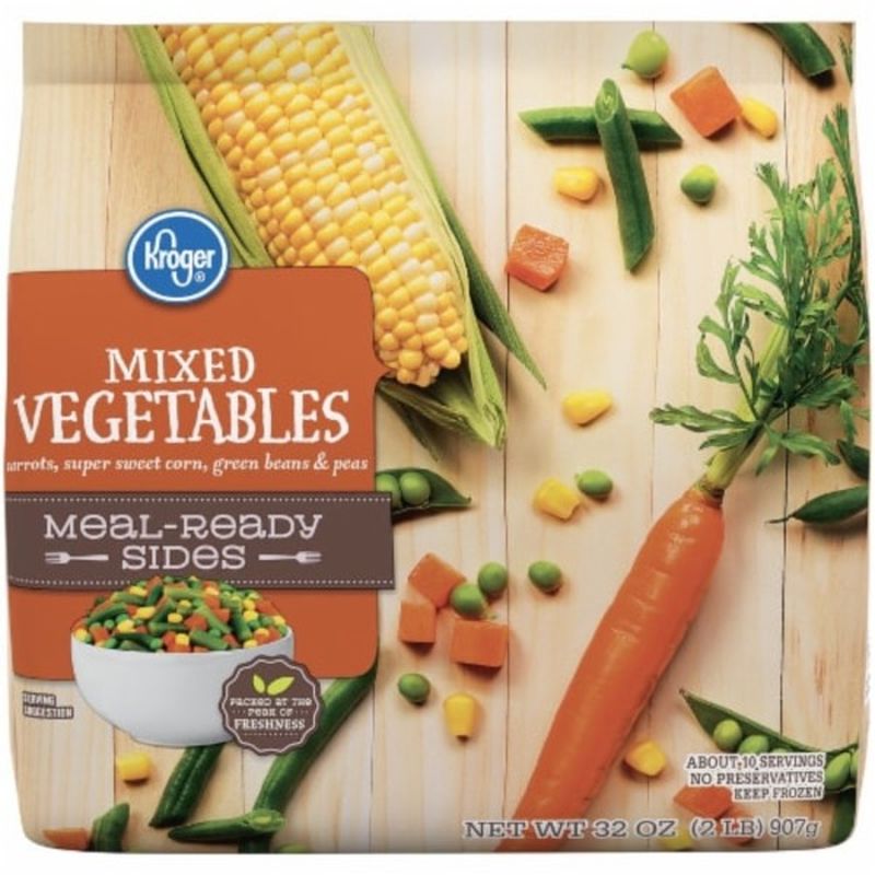 Kroger MealReady Sides Mixed Vegetables (32 oz) from Ralphs Instacart