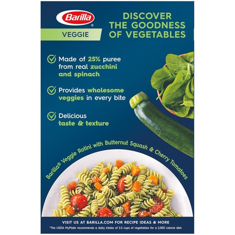 Barilla® Veggie Pasta Rotini (12 oz) - Instacart