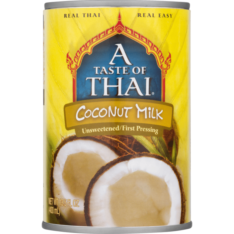 A Taste of Thai Unsweetened Coconut Milk (13.5 fl oz) Instacart