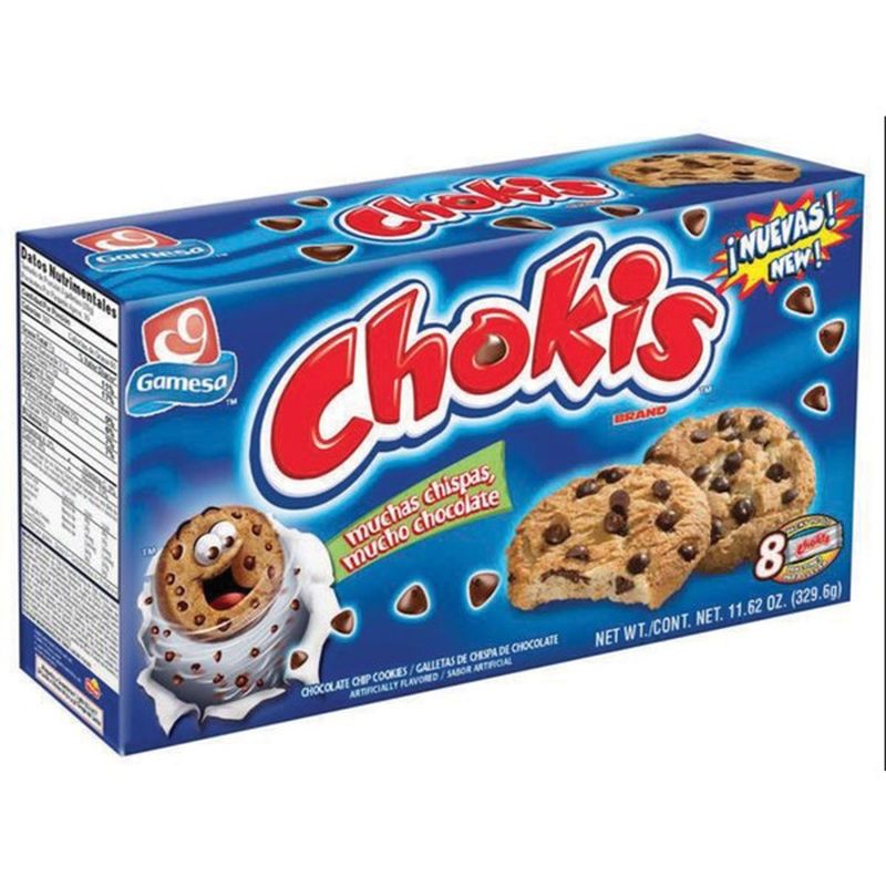 Gamesa Chokis Chocolate Chip Cookies (11.62 oz) - Instacart