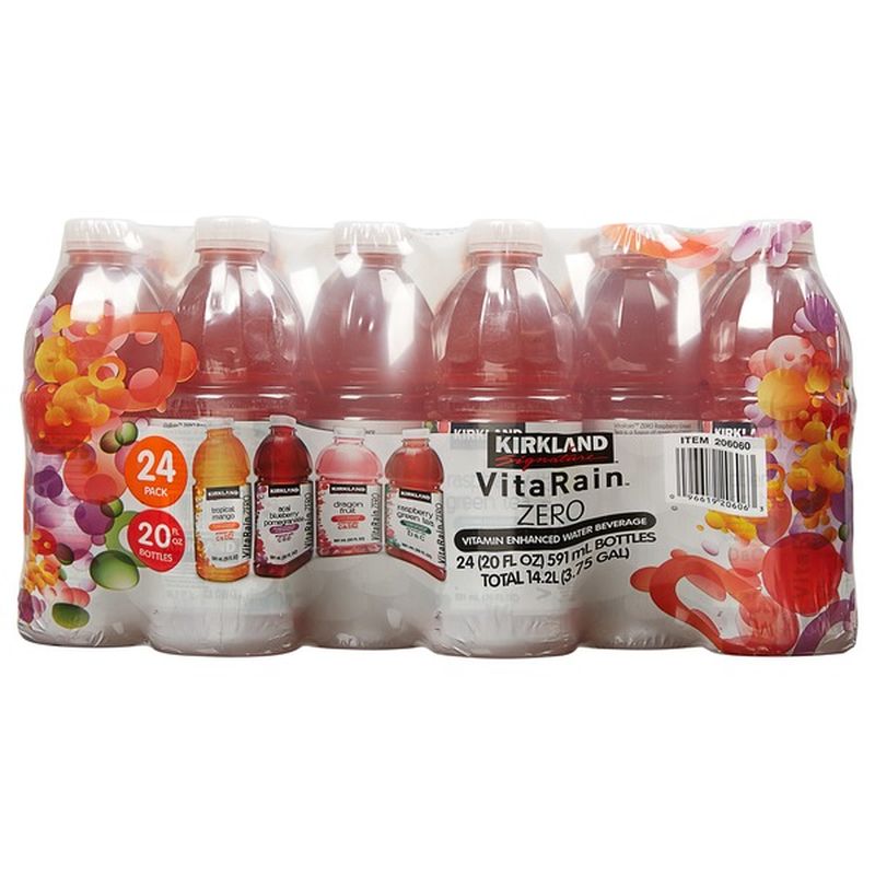 Kirkland Signature Vita Rain Flavored Water Variety (20 fl oz) Instacart