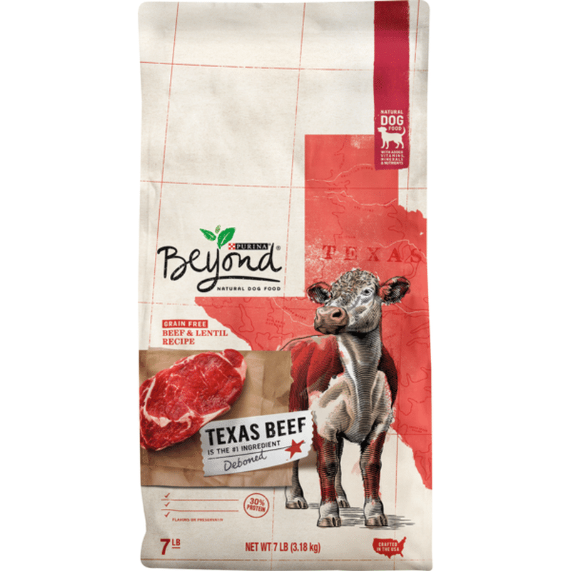 Beyond Grain Free, Natural, High Protein Dry Dog Food, Texas Beef