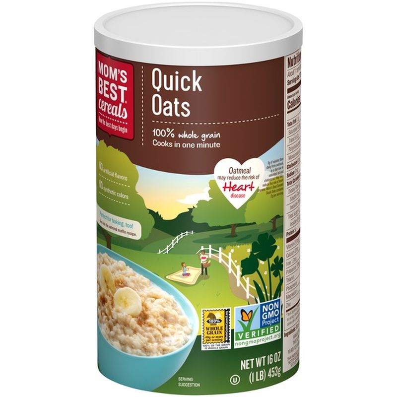 Mom's Best Cereals Cereals Quick Oats (16 oz) from Giant Food Instacart
