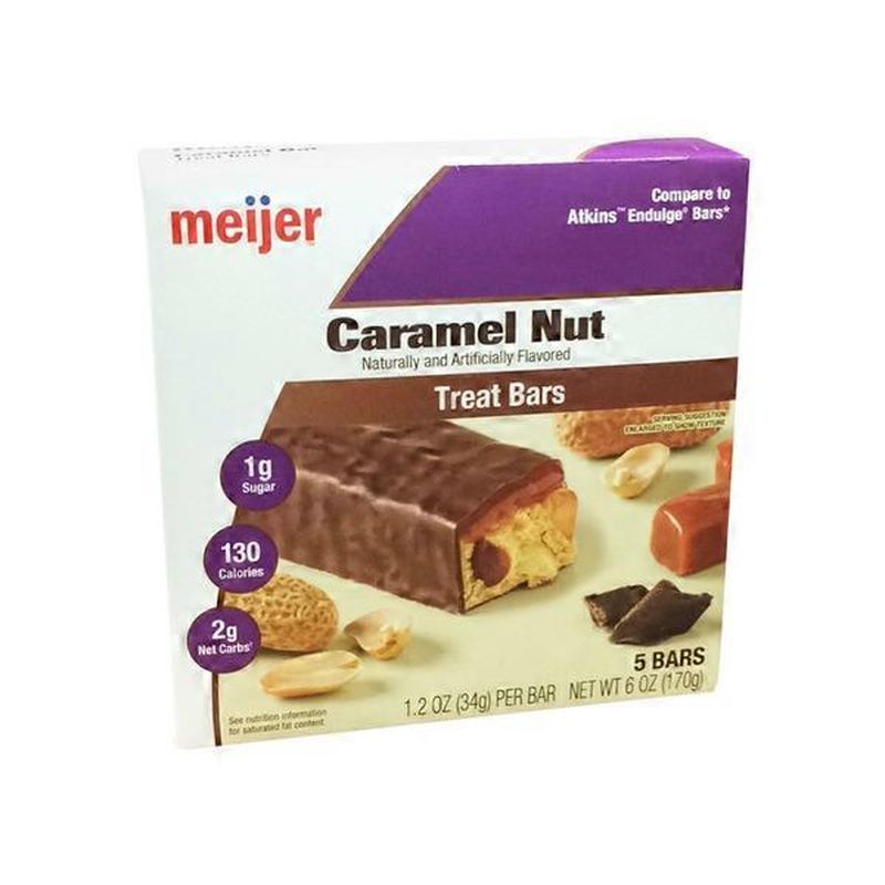 Meijer Caramel Nut Treat Bars (6 oz) from Meijer Instacart