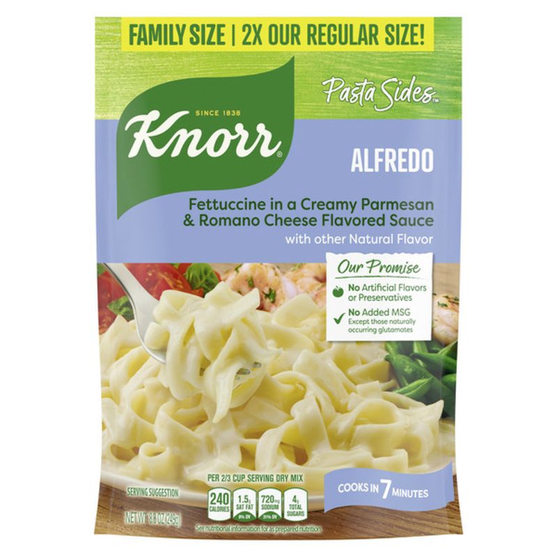 Knorr Pasta Sides Alfredo Family Size (8.8 oz) Instacart