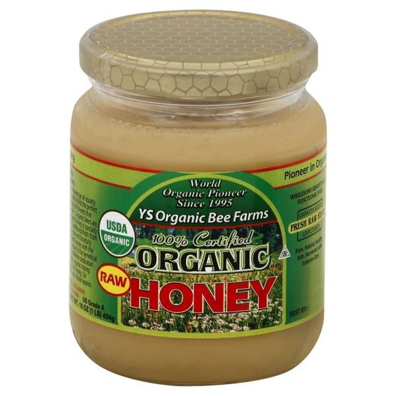 Ys Organic Bee Farms Honey, Organic, Jar (16 oz) Instacart