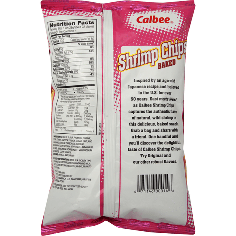 Calbee Shrimp Chips, Original, Baked (4 oz) Instacart