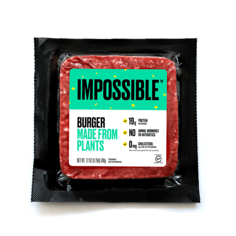 Impossible Foods Impossible Burger Made From Plants 12 Oz Instacart 