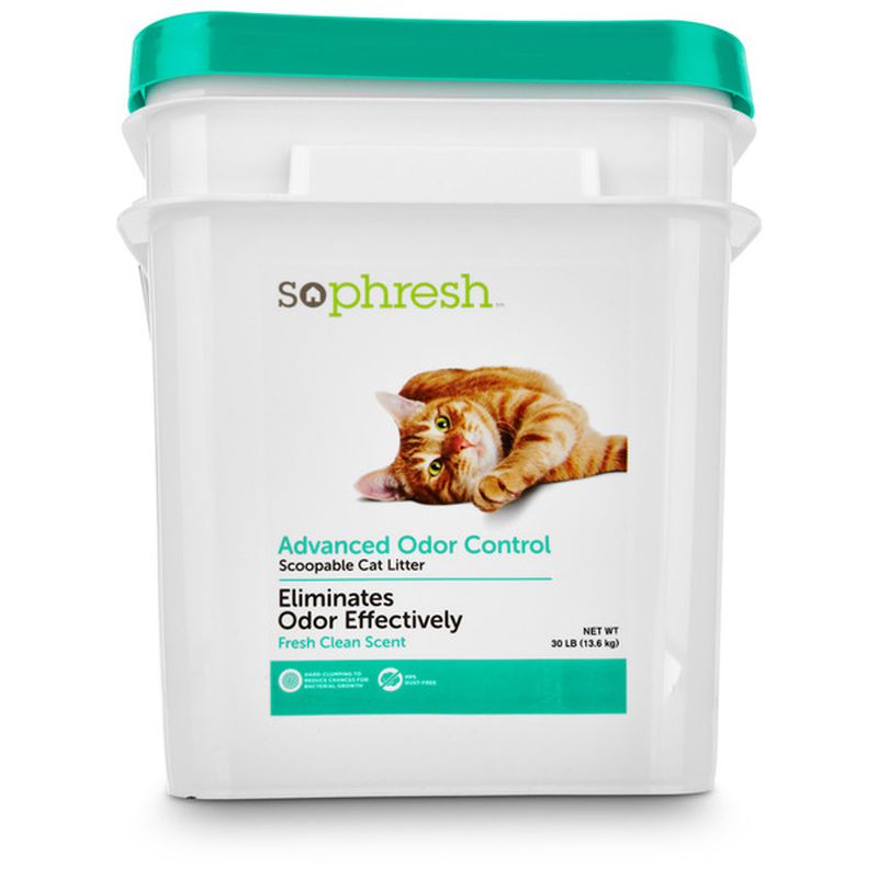 So Phresh Advanced Odor Control Scoopable Clean Scented Cat Litter