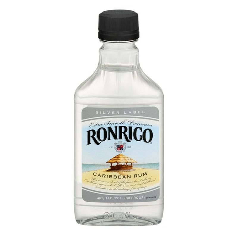 RONRICO Silver Rum (200 ml) Instacart