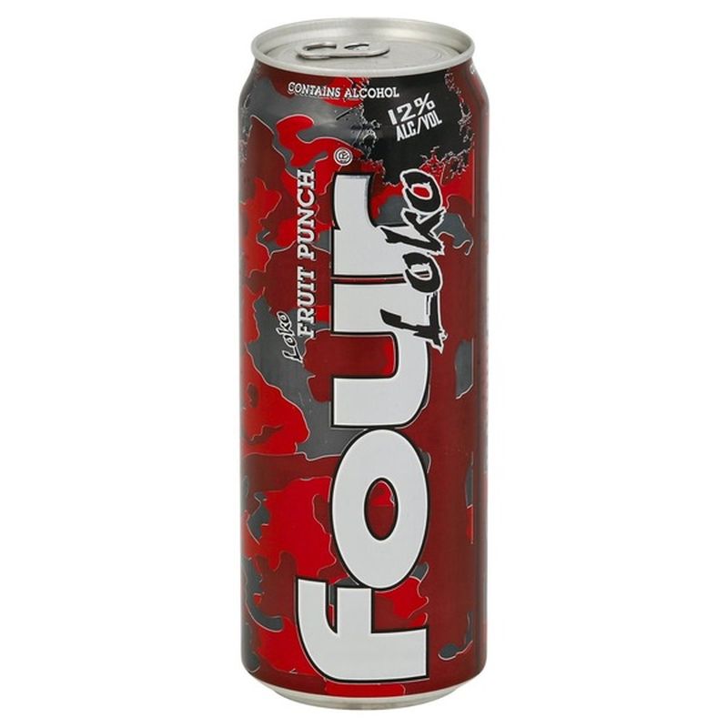 Four Loko Malt Beverage, Fruit Punch (23.5 oz) - Instacart