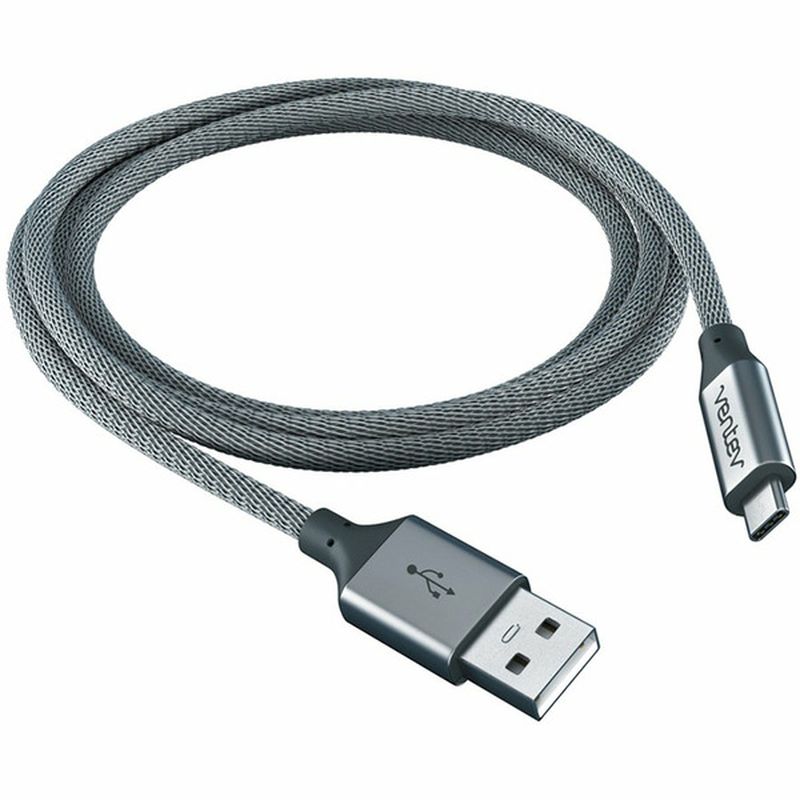 Ventev 4' Gray Charge & Sync USB Type-C Cable