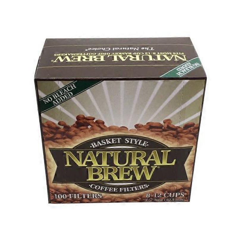 Natural Brew Basket Style Coffee Filters (100 ct) Instacart