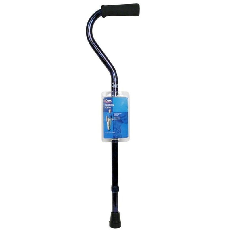 Carex Offset Adjustable Blue Cane