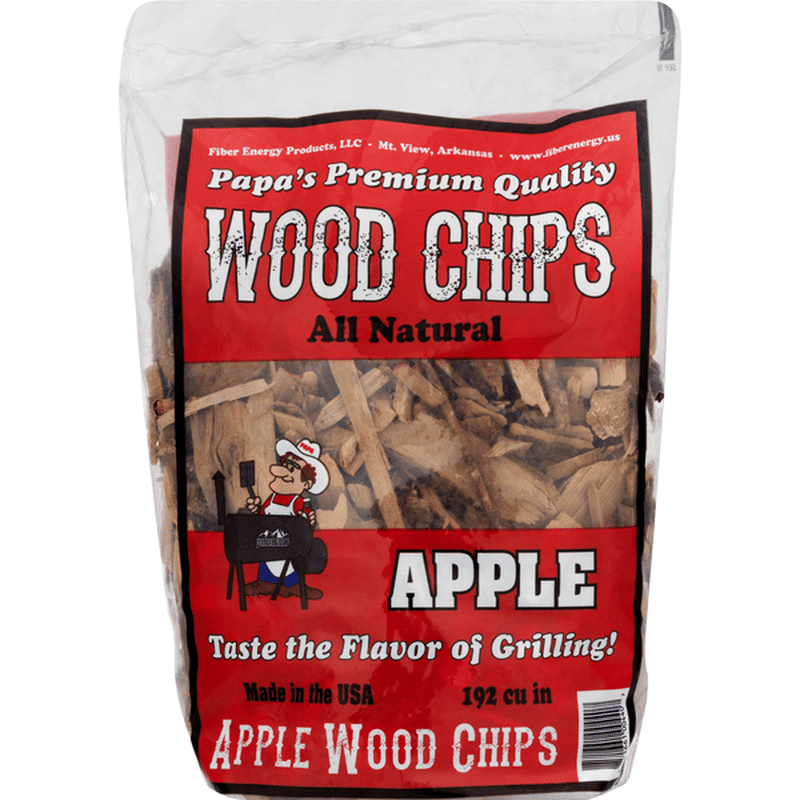 Papas Premium Quality Wood Chips, All Natural, Apple (1 each) Instacart